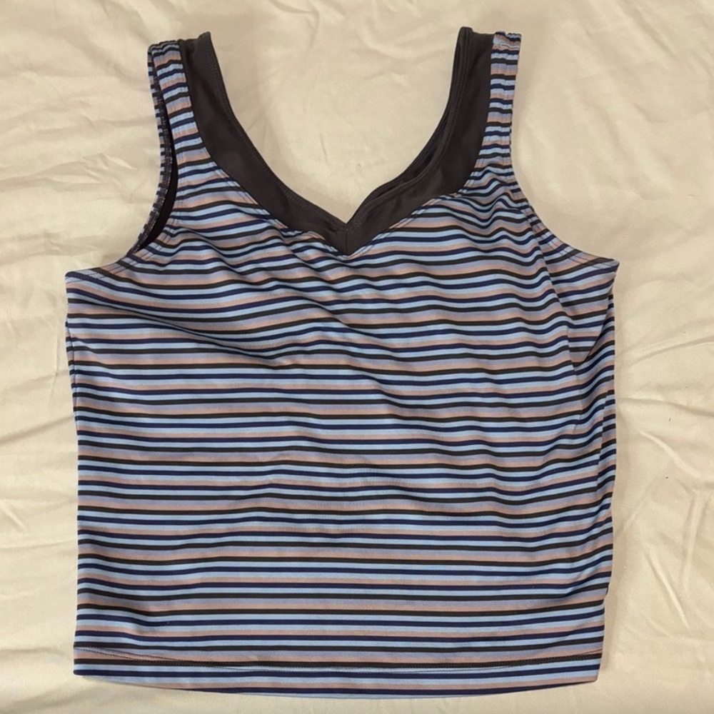 Nike Dri-Fit Striped Aerofit Sports Bra, Women's sz Large (12/14)